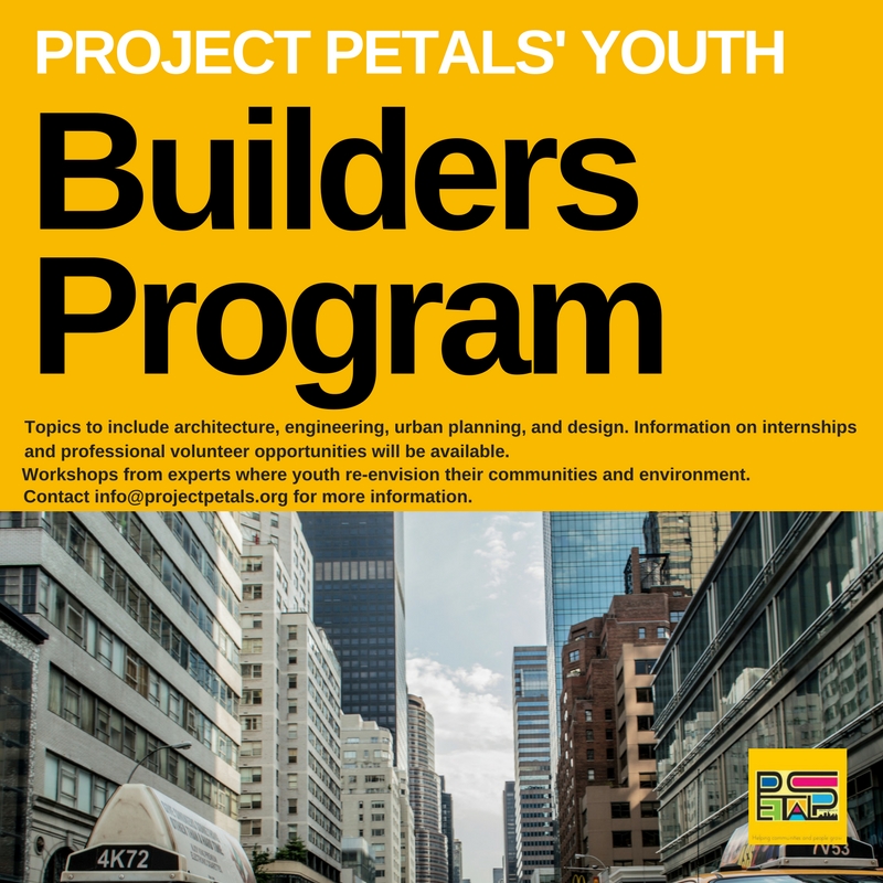 Do you have an interest in exploring architecture, engineering, urban planning and design. Please click the link above, to sign-up for one of our youth workshop.